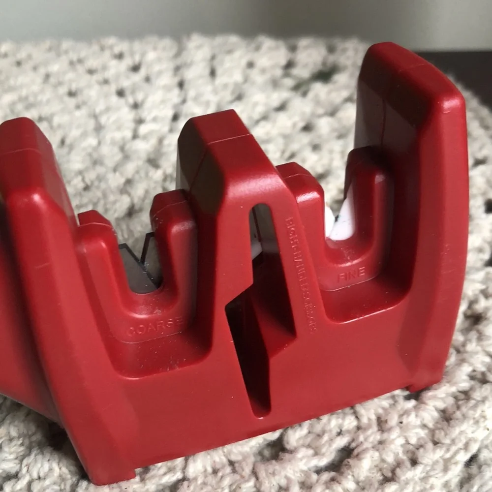 Wolfgang Puck Red Knife Sharpener